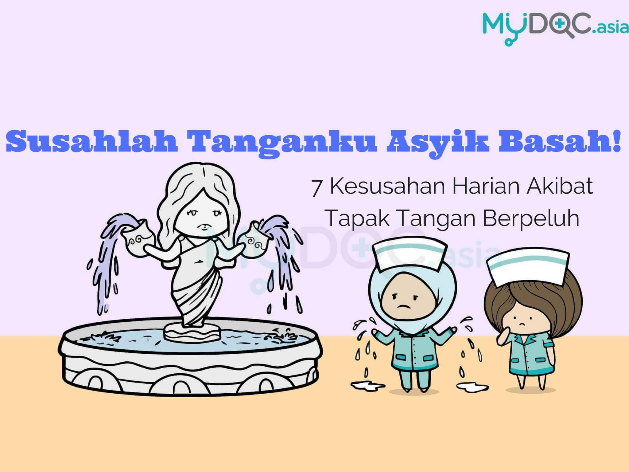 Susahlah Tanganku Asyik Basah 8 Kesusahan Harian Akibat Tapak Tangan Berpeluh Erufu Care